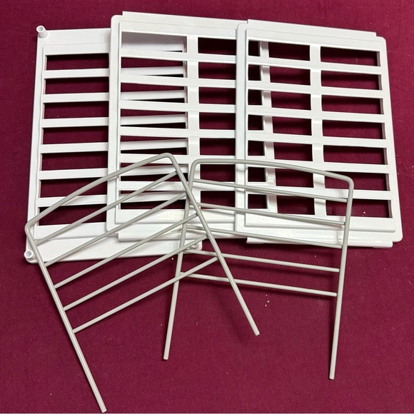 White Two-Tier Storage Rack - Picture 4 of 8